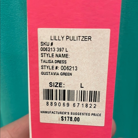 Lilly Pulitzer Turquoise Dress - Picture 2 of 6